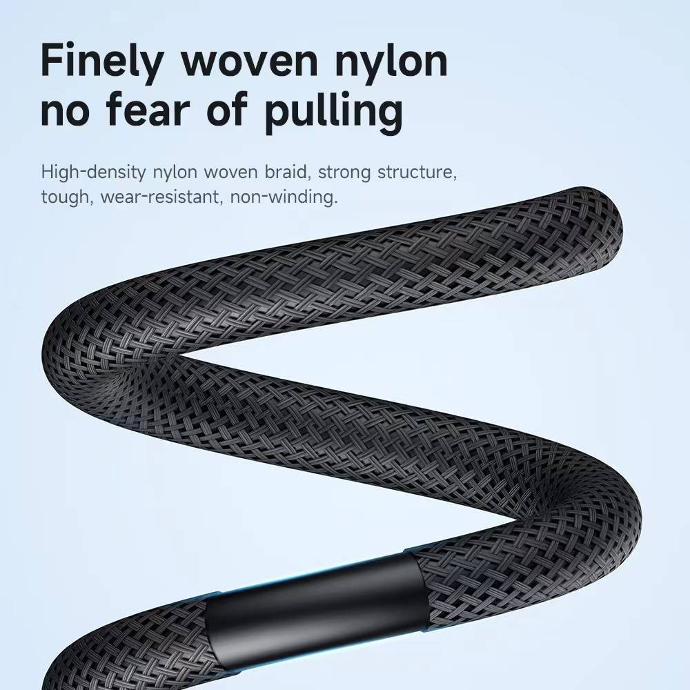 Hoco HK54 สายชาร์จ เห็นแผงวงจร มีไฟLED สำหรับ iOS/Micro/TC จ่ายไฟ 3A ยาว 1M  ไนล่อนแข็งแรง hc7 - รูปที่ 3