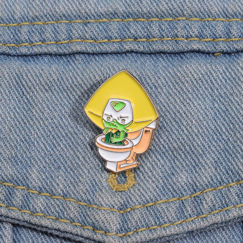 เข็มกลัดโลหะ รูปการ์ตูนอนิเมะ Steven Universe Enamel สําหรับเพื่อน