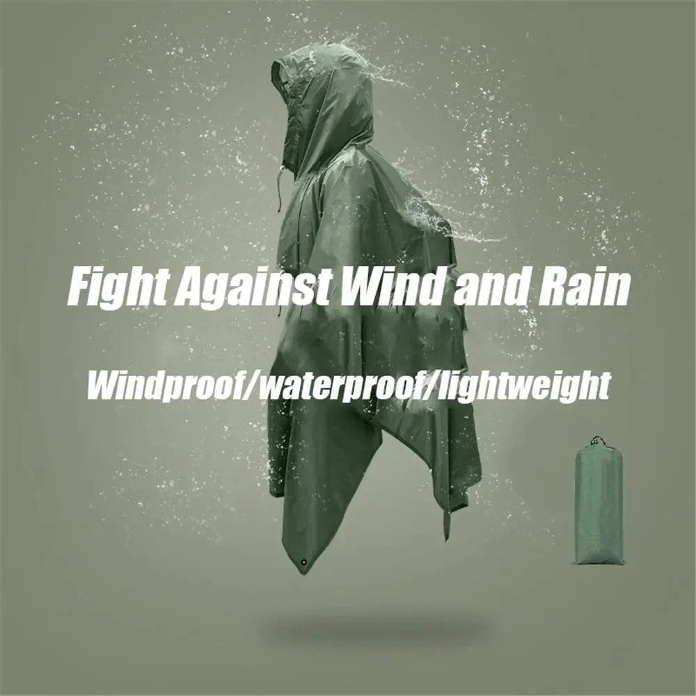 เฮลลาริโอ เสื้อปอนโชกันฝนสำหรับขี่จักรยาน น้ำหนักเบา thumbnail 10