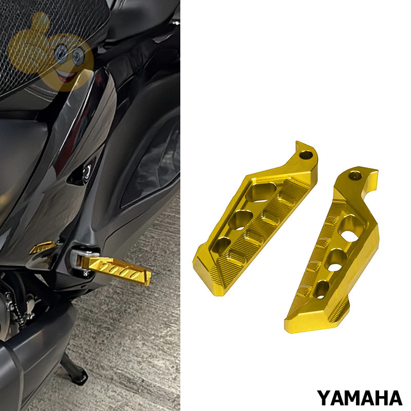 พักเท้าหลัง CNC Yamaha NMAX155 XMAX300/NVX155/AEROX ขาเหยียบ พักเท้าหลัง พักเท้า L-R 1 คู่