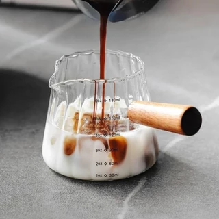 Bututu ถ้วยตวงกาแฟ เอสเปรสโซ่ ออนซ์ ทนอุณหภูมิสูง แกะสลัก ทนทาน สําหรับบ้าน