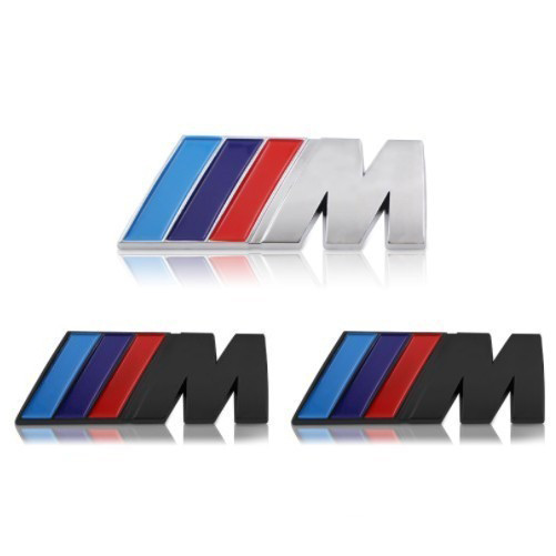 สติกเกอร์โลหะ 3D ลายโลโก้ BMW M E90 M3 M5 M7 สําหรับติดกระจังหน้ารถยนต์