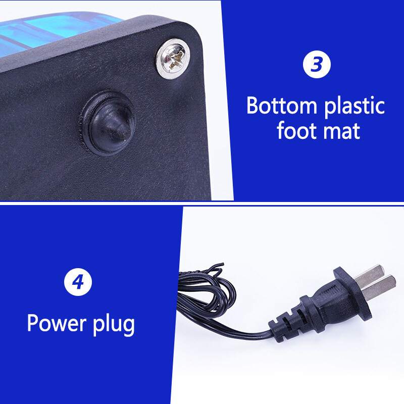 ปั้มอ็อกซิเจน ปั้มลม สำหรับตู้ปลา อุปกรณ์ครบชุด 1ทาง 2ทาง สายยาว 1ม. 2ม. มีระบบเซฟตี้ประหยัดพลังงาน - รูปที่ 4