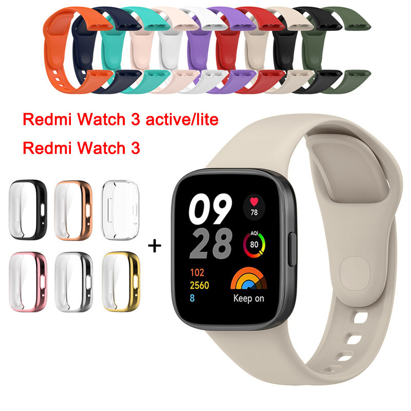 สายนาฬิกาข้อมือซิลิโคน แบบเปลี่ยน สําหรับ Redmi Watch 3 active lite Redmi Watch 3