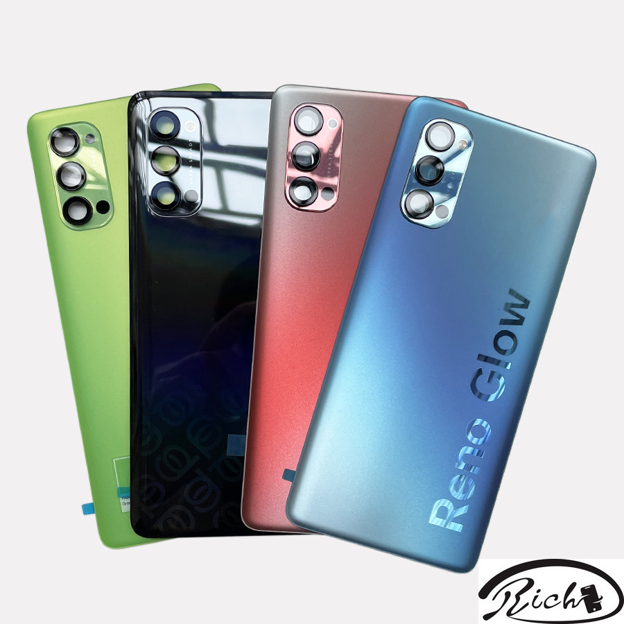ฝาครอบแบตเตอรี่ ด้านหลัง แบบเปลี่ยน สําหรับ Oppo Reno4 Pro 5G Reno 4 Pro 5G
