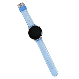 สายนาฬิกาข้อมือ PVC ใส 20 มม. 22 มม. แบบเปลี่ยน สําหรับ Amazfit Bip U Pro Bip S GTS 2 2E 3 4 Mini Bip 5 Unity Amazfit Active Smartwatch