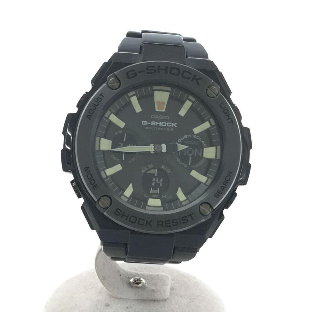 CASIO Wrist Watch G-Shock Black Men's Solar Stainless Direct from Japan Secondhand