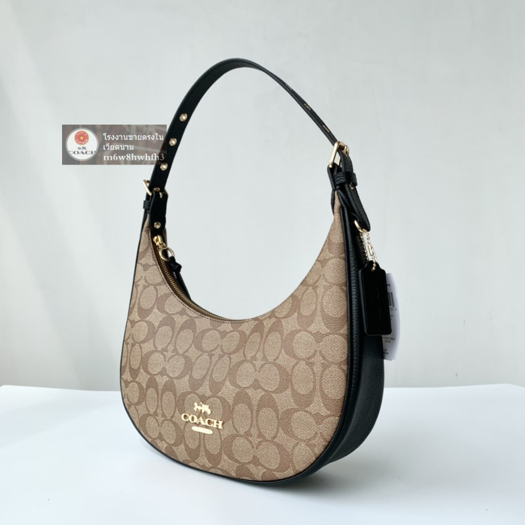 (จัดส่งฟรี) ของแท้ 100% COACH Bailey Hobo Bag กระเป๋าสะพายข้าง กระเป๋าผู้หญิง กระเป๋าพระจันทร์ครึ่ง