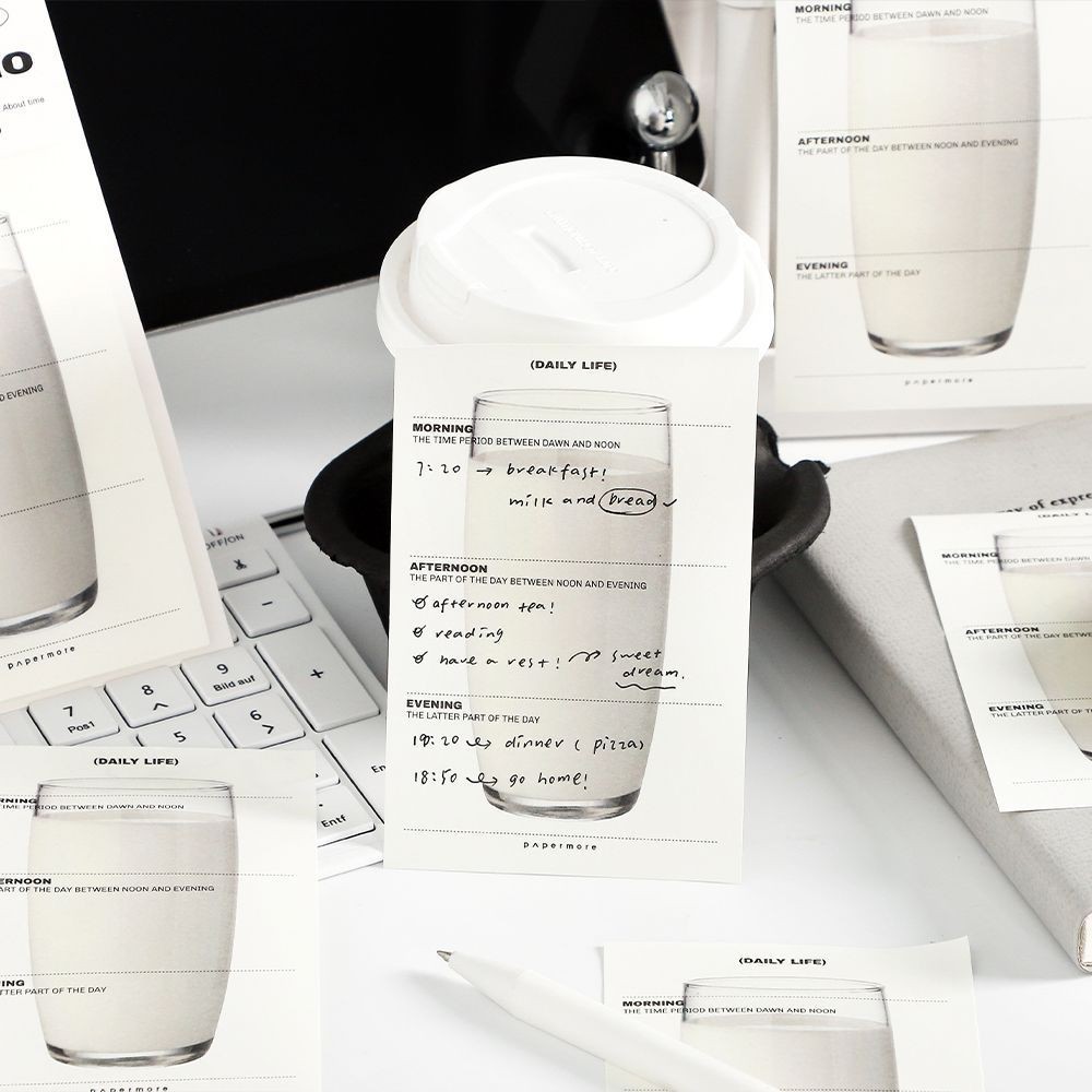 Cdaily|สติกเกอร์กระดาษโพสต์อิท ธีมอาหารเช้า 30 ชิ้น - รูปที่ 2