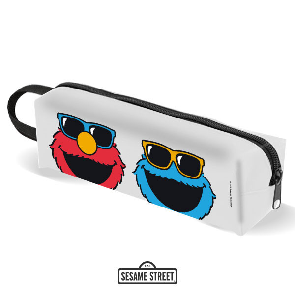 SST3-กระเป๋าอเนกประสงค์ : Elmo&amp;Cookie Monster Multipurpose Bag W20xH5xS3.5 cm.-WH