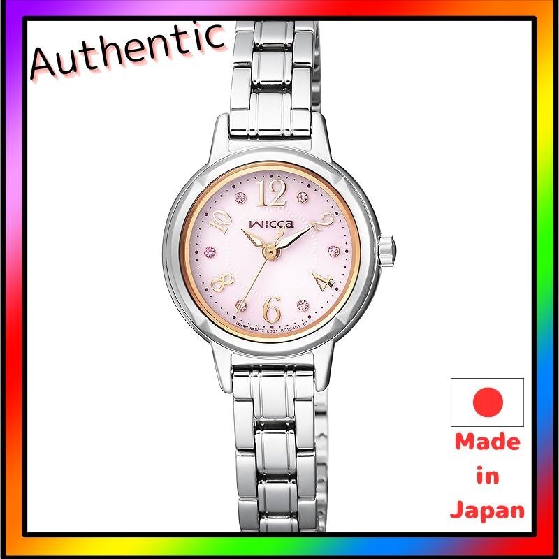 [ส่งตรงจากญี่ปุ่น][Citizen] นาฬิกาข้อมือ Citizen Watch Wicca Wicca Solar Tec รุ่น Swarovski Kh9-914-93 สําหรับผู้หญิง