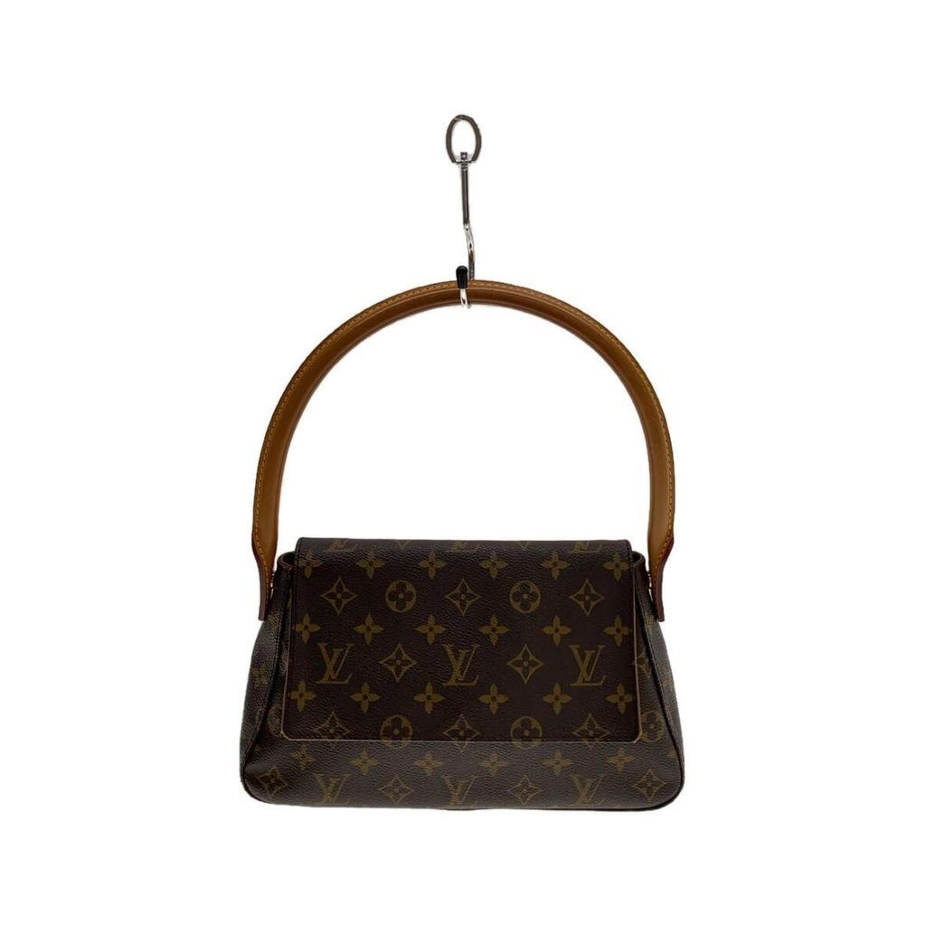 LOUIS VUITTON Handbag Monogram Looping Brown Canvas Patterned all over Direct from Japan Secondhand