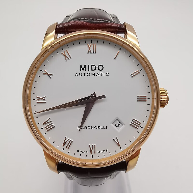 Mido Baroncelli Seriesm8600.2.26.8 นาฬิกาข้อมือ เส้นผ่าศูนย์กลาง 38 มม. สําหรับผู้ชาย