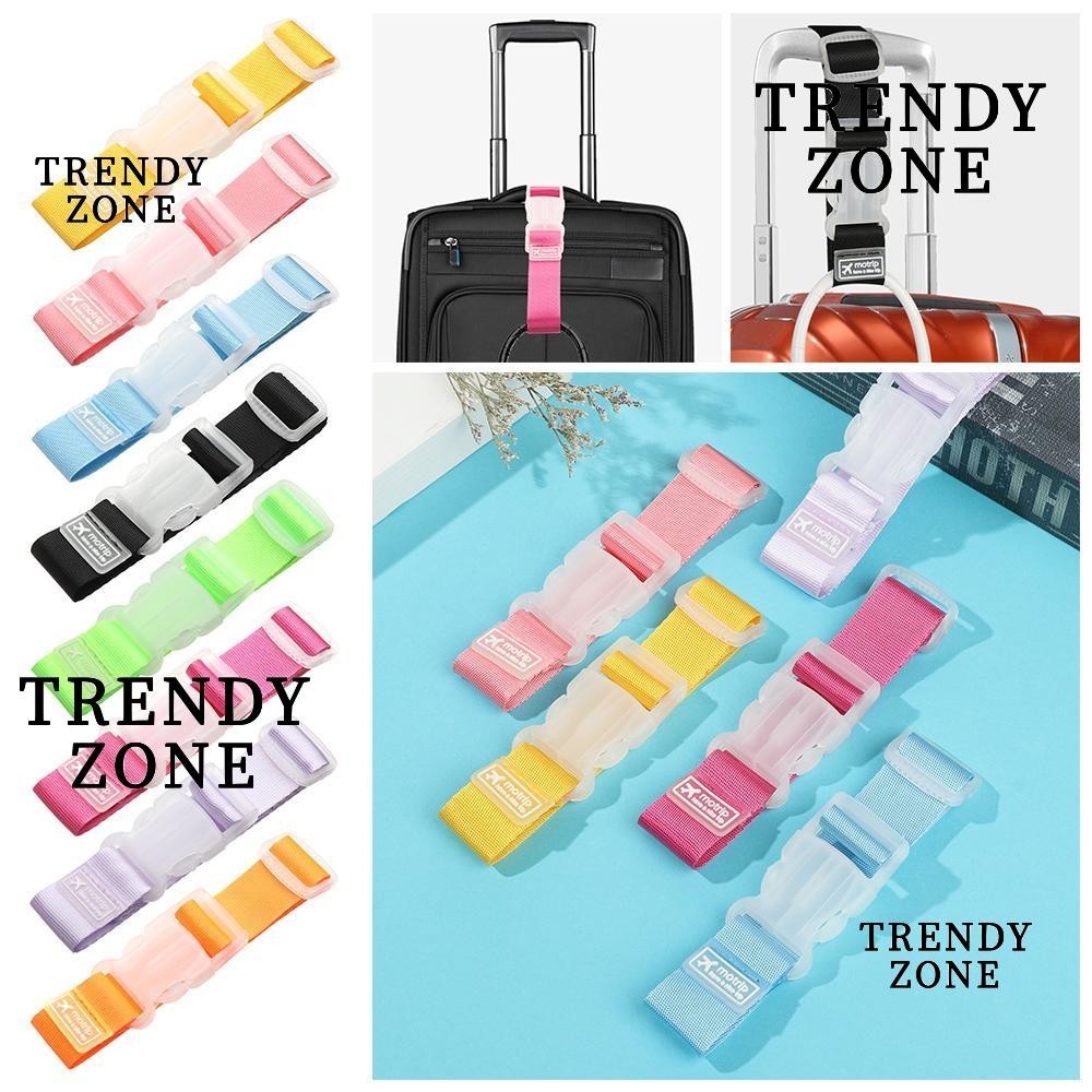 Trendyzone เข็มขัดนิรภัย หลากสี อุปกรณ์เสริม สําหรับกระเป๋าเดินทาง