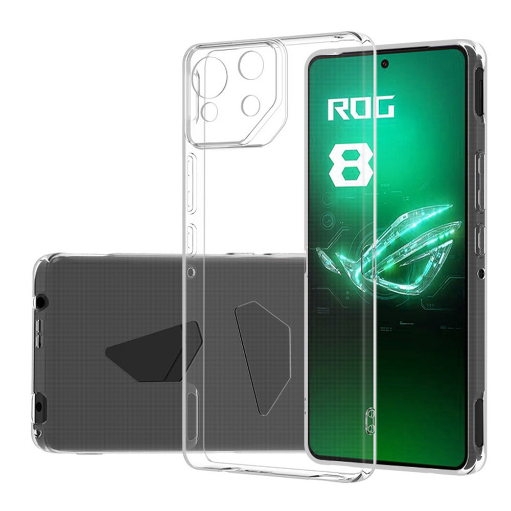 เคสโทรศัพท์มือถือซิลิโคน TPU ใส แบบนิ่ม บางพิเศษ ป้องกันกล้อง สําหรับ Asus ROG Phone 8 8Pro ROG Phon