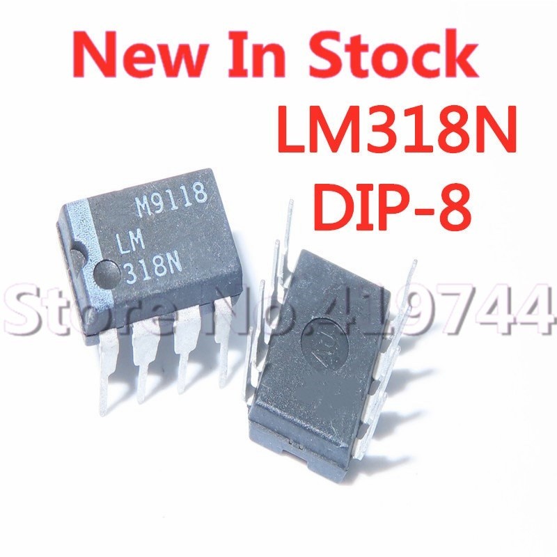 5 ชิ้น/ล็อต 100% คุณภาพ LM318N LM318 DIP-8 เครื่องขยายเสียงการทํางานในสต็อกใหม่เดิม
