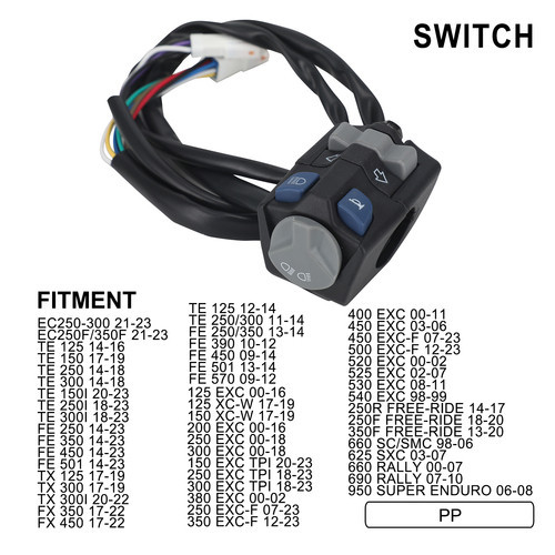 JFG MOTO motorcycle Switch For 125 EXC TE 150I FE 250 TX 125 FX SXC RALLY SUPER ENDURO EC250F