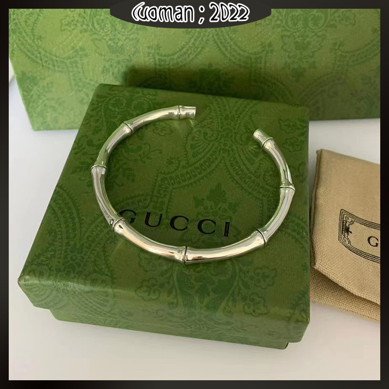 Gucci สร้อยข้อมือไม้ไผ่ สําหรับผู้ชาย