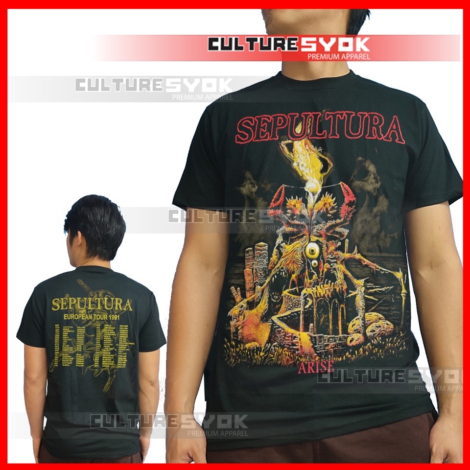 เสื้อยืดวง Sepultura Arise Metal