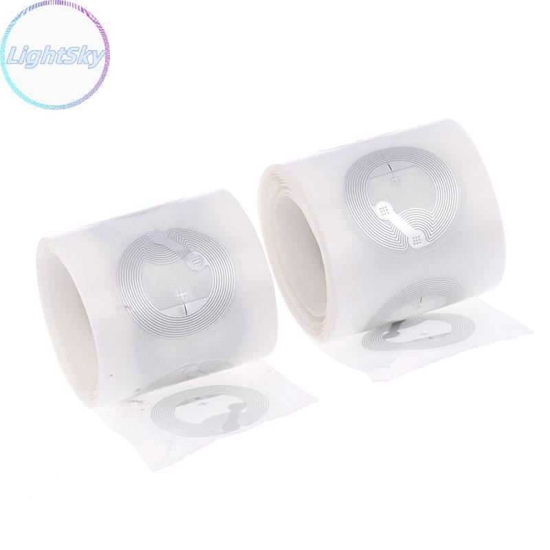 Lightsky 50/100 ชิ้น NFC แท็ก Nfc215 ชิปป้ายสติกเกอร์ RFID ป้ายอิเล็กทรอนิกส์สติกเกอร์สําหรับ Access Control สมาร์ท Key Rewritable TH
