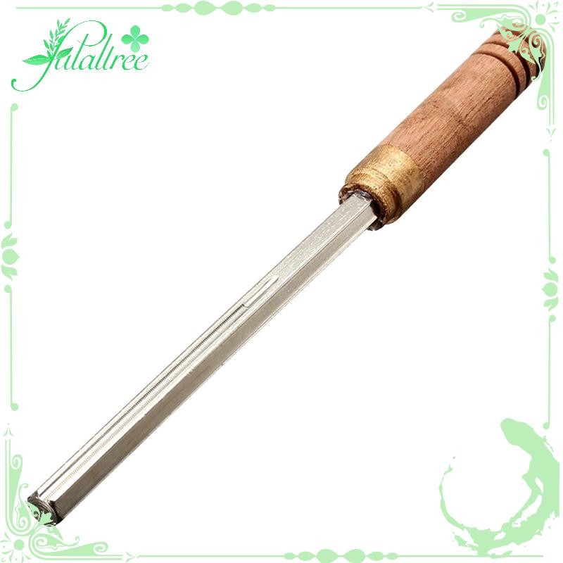 fulaltreeGuitar Fret Crowning File กีตาร์ Fret File กีตาร์ Fret Dressing File แคบพิเศษ 3 ขนาดที่แตกต