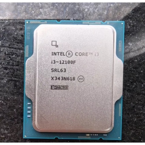โปรเซสเซอร์ Intel Core i3-12100F ใหม่เอี่ยม ยังไม่ได้เปิด ของแท้และสมบูรณ์ ใช้ได้กับเมนบอร์ด GA 1700