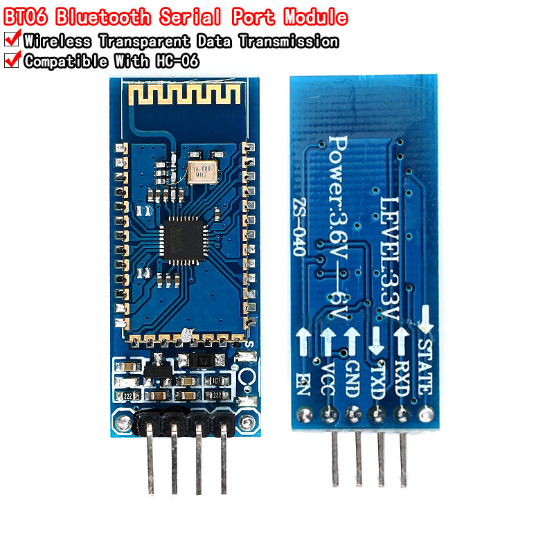 BT-06 RF Wireless Bluetooth Transceiver Slave Module RS232/TTL to UART converter และอะแดปเตอร์สําหรั