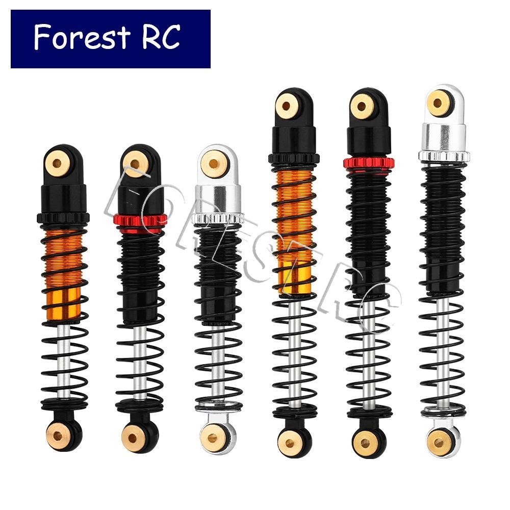 อลูมิเนียมยาวหรือปกติเกลียวโช้คอัพปรับน้ํามัน Damper สําหรับ Axial SCX24 FMS FCX24M AX24 1/24 RC Crawler รถอะไหล่อัพเกรด