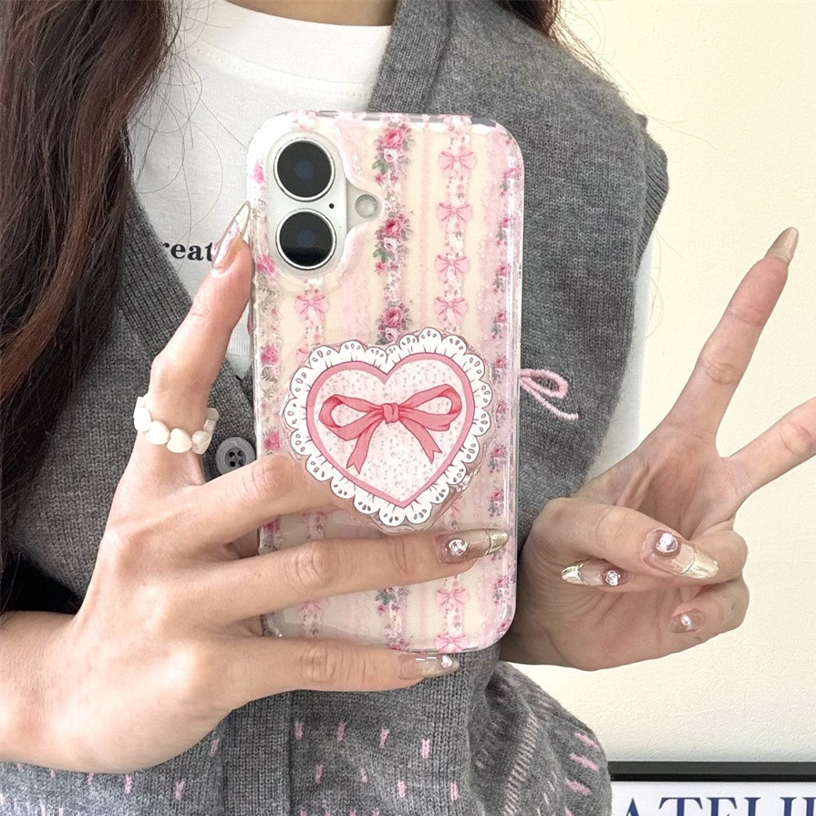 สําหรับiphone case 16 Pro Max 15 Pro Max 14 Pro Max 13 Pro Max Vintageลูกไม้Roseเคสโทรศัพท์