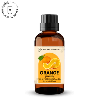 Pure Orange (sweet) Essential oil น้ำมันหอมระเหย ส้ม บริสุทธิ์ ขนาด 10, 30 ml. by Natural Supplies