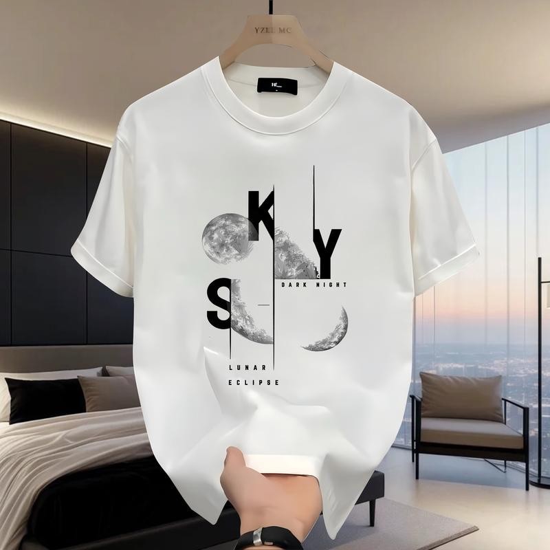 (จัดส่งตลอด 24 ชั่วโมง)Fanfei【COD】🚚เสื้อยืดผู้ชายไซส์S-3XLแฟชั่น ผ้าฝ้าย 100% ทรงหลวมสำหรับผู้ใหญ่ เสื้อคุณภาพดี แขนสั้น