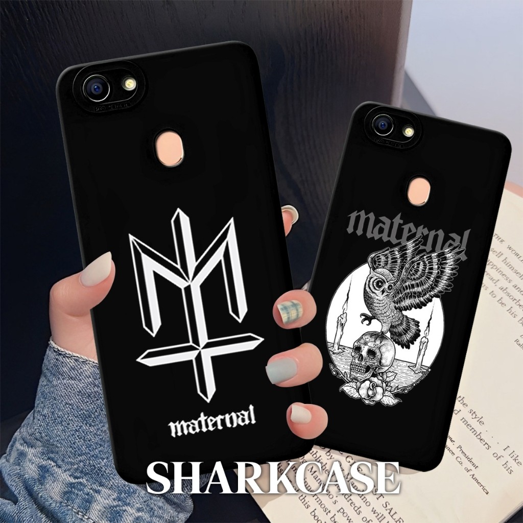 เคส HP [SHARK] เคส Oppo F5 / F5 Youth / F9 / F9 Pro / Realme 2 Pro Metal Maother Band Motif Cool Ele