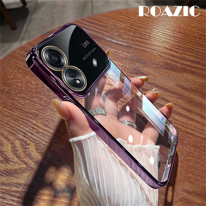 เคส OPPO A58 4G A18 A38 A78 5G A98 5G A17 A16 A16K A15 A15S A53 2020 A54 A55 4G Tpu กันกระแทก บางเฉียบ ฝาหลัง DSC