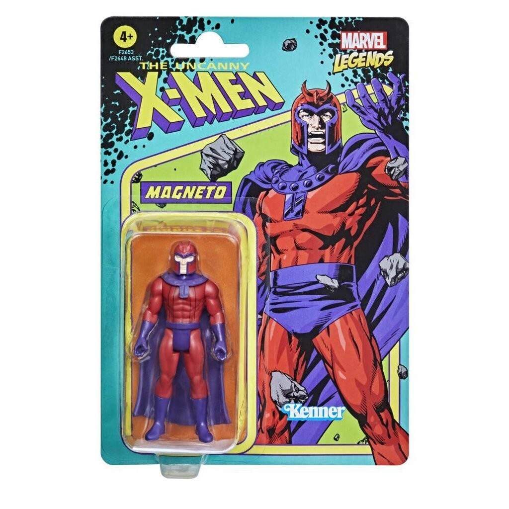 Hasbro Marvel Legends Series Magneto 3.75-Inch Retro 375 Collection Action Figure ฮาสโบร มาร์เวล เลเจนด์ หุ่นโมเดลฟิก...