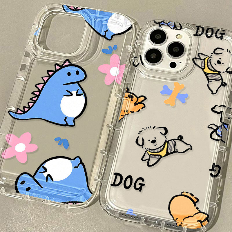 เคส For iPhone 11 14 15 Pro Max 6 7 8 Plus 12 13 Pro Max 6 7 8 Plus XS Max เคสโทรศัพท์มือถือถุงลมนิรภัยป้องกันการตก