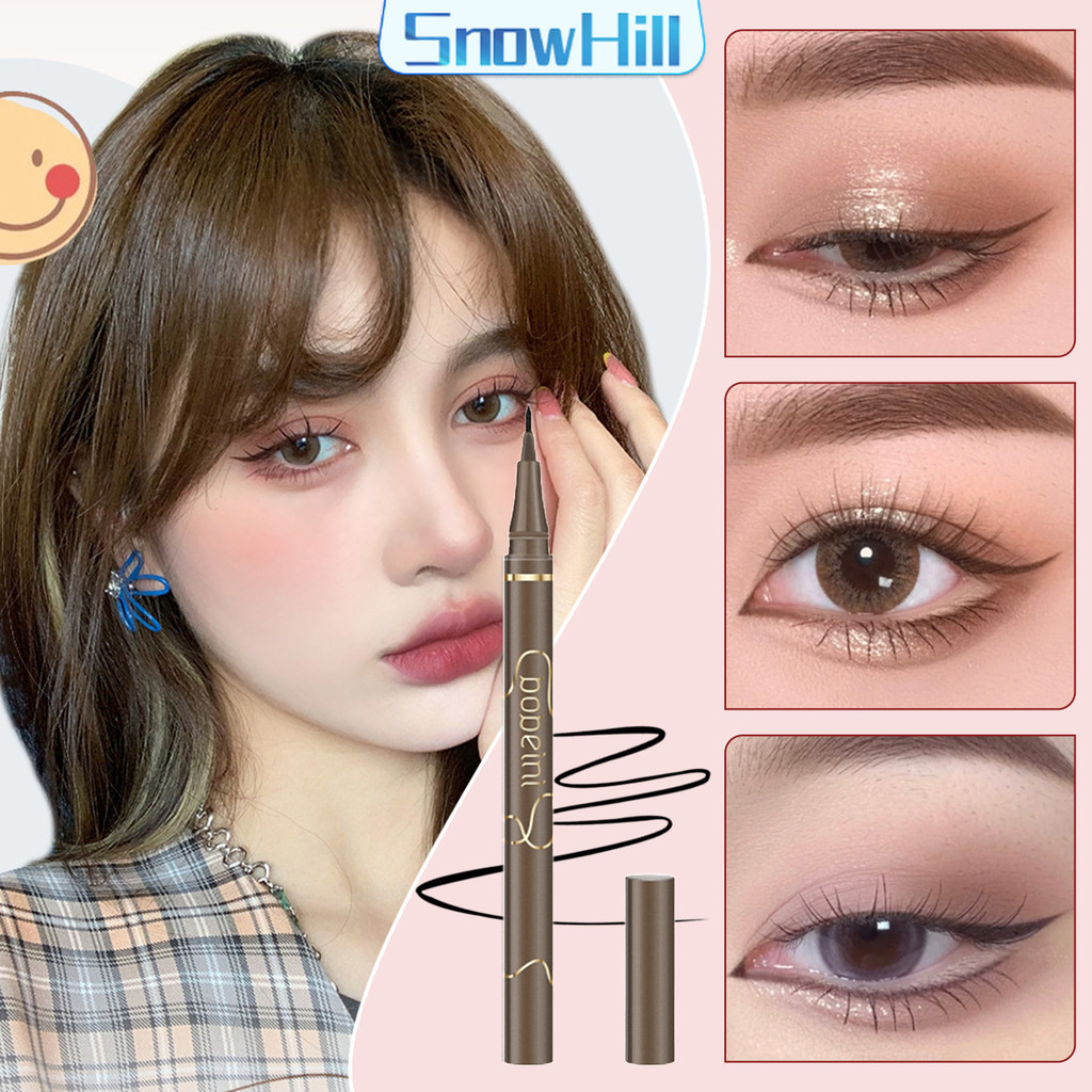 S.H ปากกาอายไลเนอร์  เนื้อลิขวิด กันน้ํา ติดทนนาน แห้งเร็ว 4 สี Eye Liner - รูปที่ 6