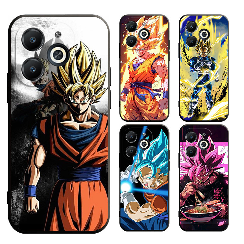 เคสโทรศัพท์มือถือแบบนิ่ม ลายดราก้อนบอล คาคาร็อต สําหรับ Infinix Smart 8 Hot 40 4G=X68367 6 5 Pro X6525 X6515 X6511 40i X6528B Hot 40 Pro X6837