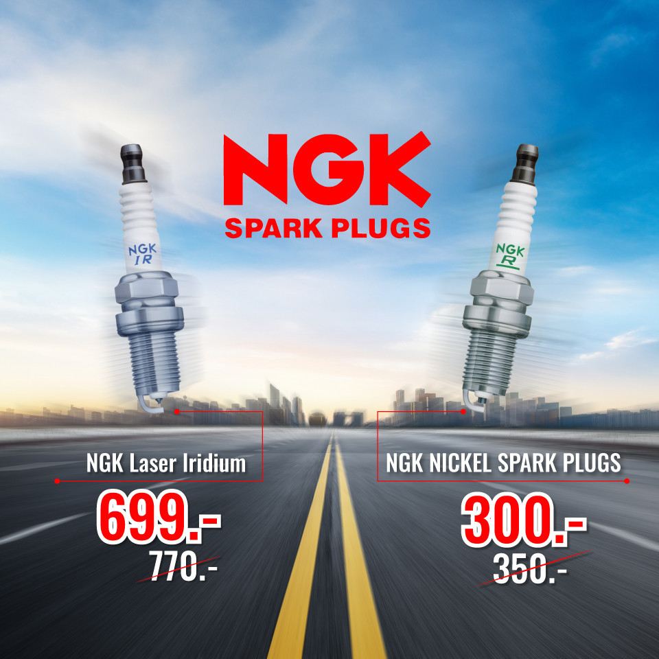 หัวเทียน NGK LMAR8BI-9 (X-MAX,FORZA,MT07)