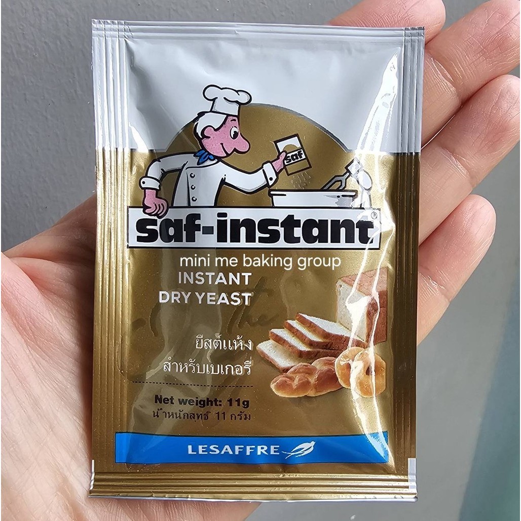 ยีสต์ผงสำเร็จรูป ยีสต์หวาน saf-instant (ฉลากทอง) 11 กรัม