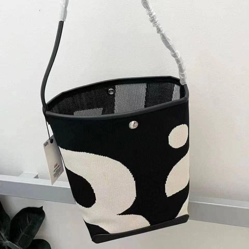 Crosstrade Rally Movement Bucket Bag, Thai Rally Movement Thailand Shoulder Bag, Portable Large Capacity Printing Fashion Design Canvas Tote Bag Shopping