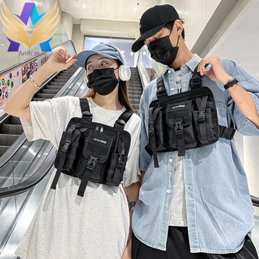 กระเป๋าคาดอกลําลอง น้ําหนักเบา สามารถปรับได้ เหมาะกับการพกพาเดินทาง ขี่จักรยาน สําหรับผู้ชาย