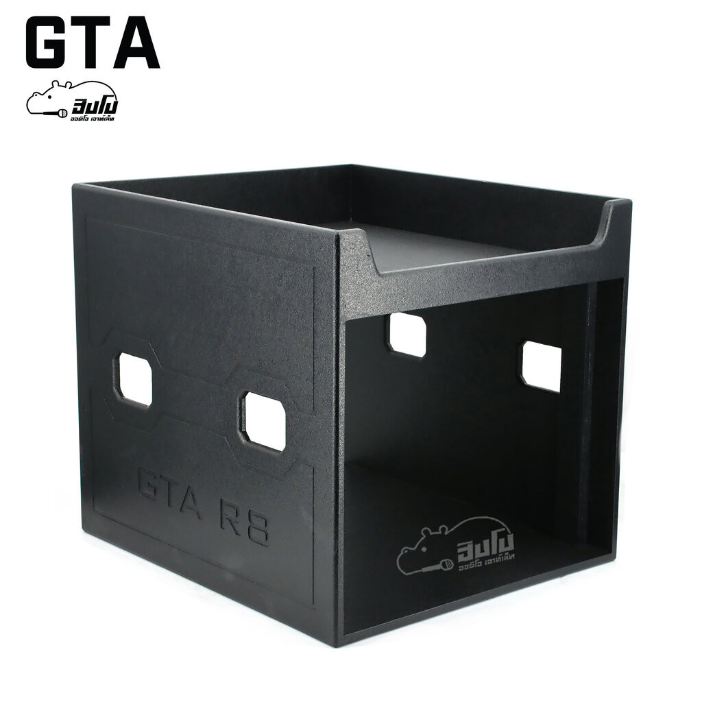 ตู้แร็คไม้ดำ 8U 24 นิ้ว GTA (ไม่มีฝา) แร็คเครื่องเสียง ของแท้ ส่งไว สั่ง1ตัวต่อ1คำสั่งซื้อค่ะ (ใบกำกับภาษีทักเเชทได้เ...