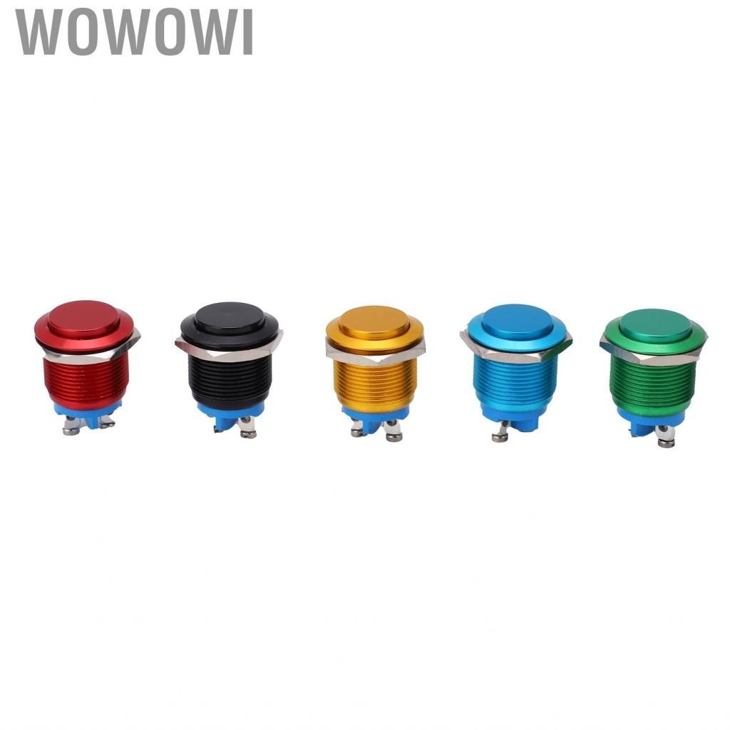 Wowowi Metal Push Button Switch  Metallic Material Easy To Install Firm And Durable for Factory Engineer Replcement Needs