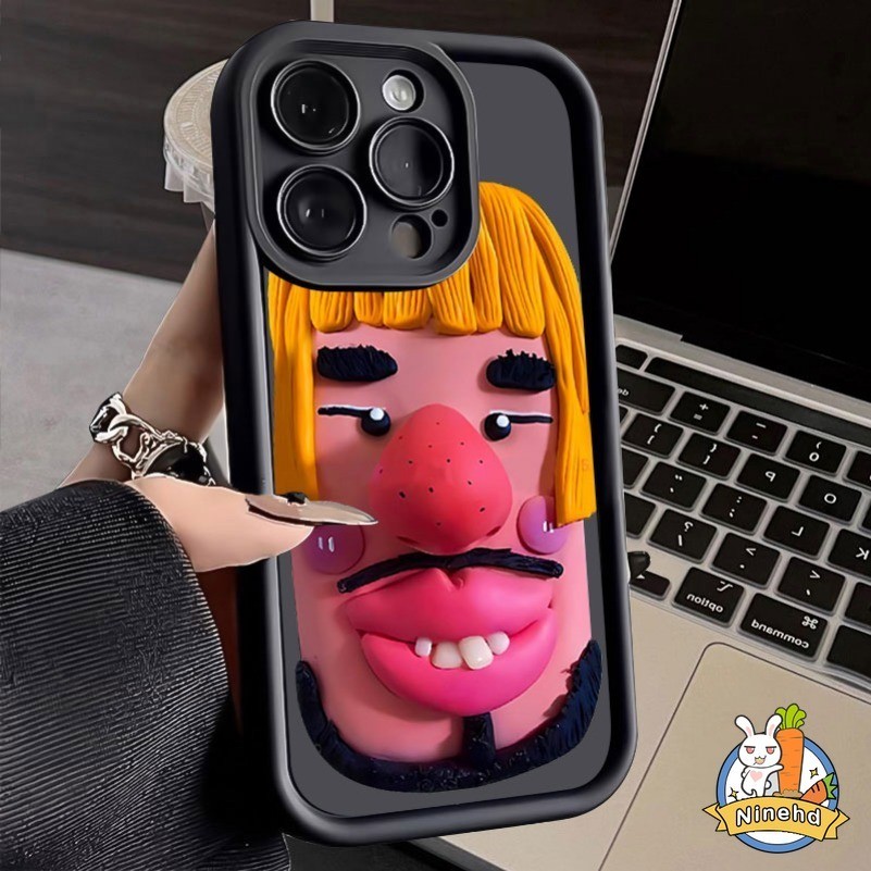 เคสโทรศัพท์มือถือ กันกระแทก ลายตลก สร้างสรรค์ สําหรับ Redmi 13C A1 Redmi Note 13 12 11 9 10 Pro 4G 5G Redmi 10C 12C 9A 9C 9T 9 Xiaomi 11 Lite - รูปที่ 2