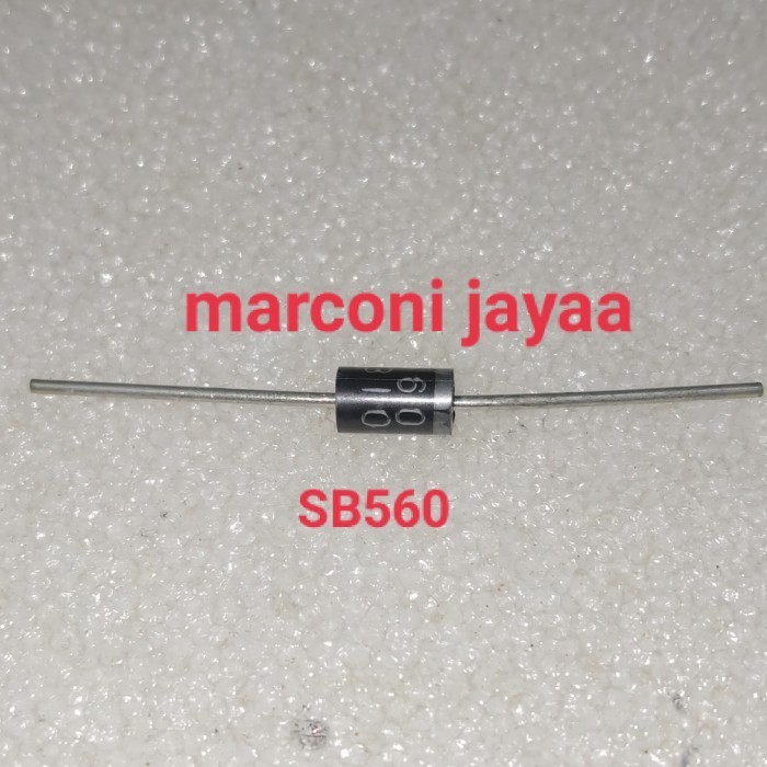SB560 อะไหล่ไดโอดส่วนประกอบไฟฟ้า