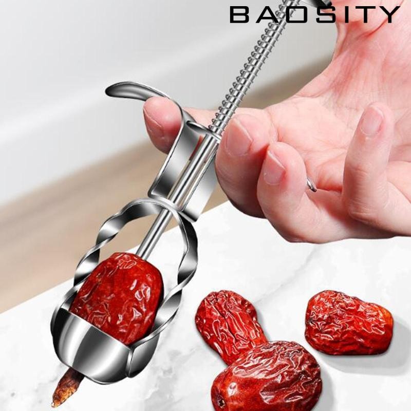 [Baosity] อุปกรณ์เจาะแกนมะกอก เชอร์รี่ สําหรับพุทราในครัวเรือน