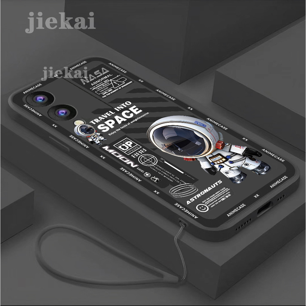 เคส OPPO A18 A17 A16 A17K A16K A58 A38 A78 A76 โทรศัพท์มือถือ ลายนักบินอวกาศ สําหรับ