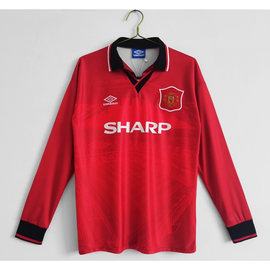 เสื้อกีฬาแขนยาว ลายทีมชาติฟุตบอลย้อนยุค 94-96 เดือน
