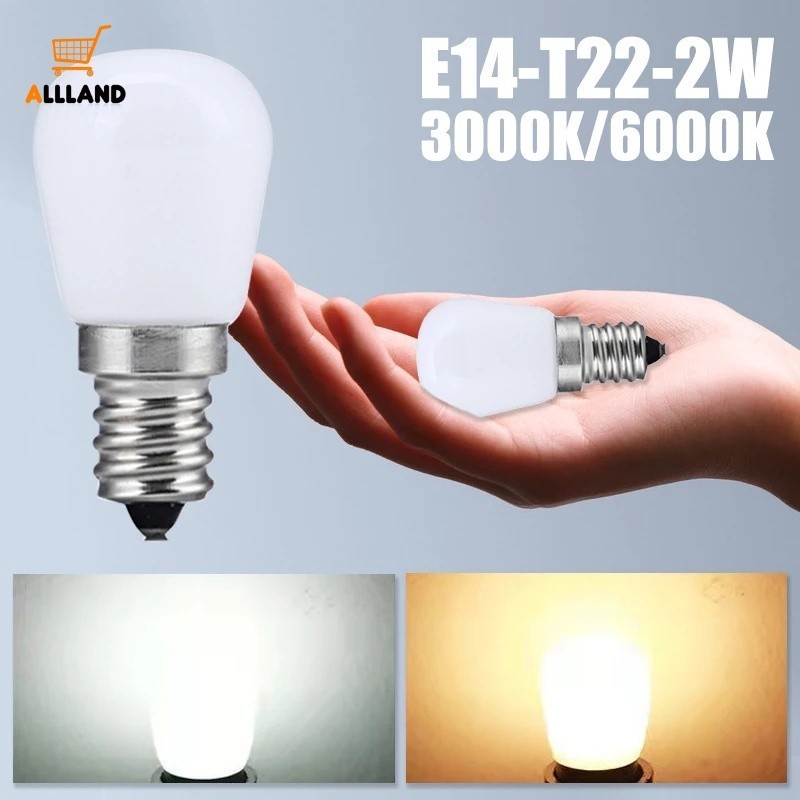 JC Mart หลอดไฟ LED 220V E14 ขนาดเล็ก สว่างมาก ประหยัดพลังงาน สีขาว อบอุ่น อเนกประสงค์ แบบเปลี่ยน สําหรับจักรเย็บผ้