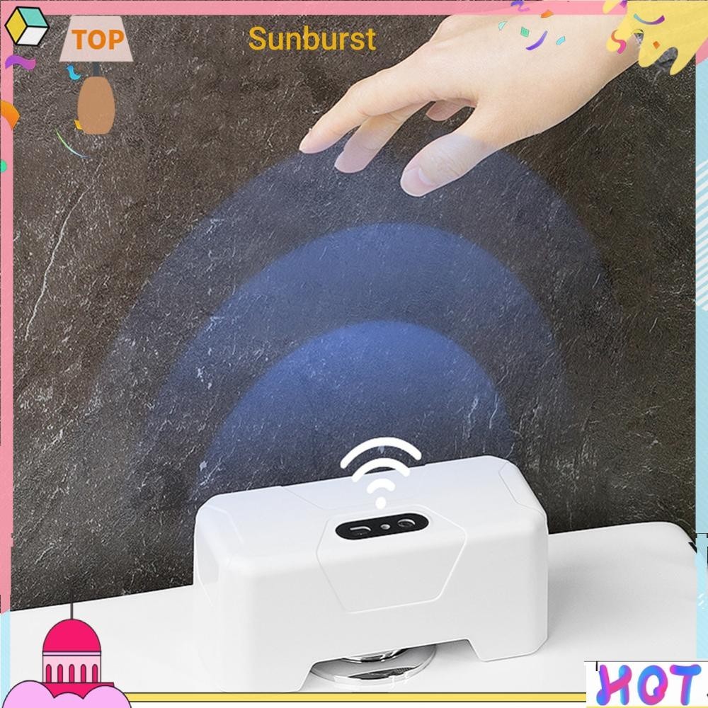 [Sunburst11.th] ปุ่มกดชักโครกอัตโนมัติ ระบบเซนเซอร์อินฟราเรด กันน้ํา ไม่สัมผัส